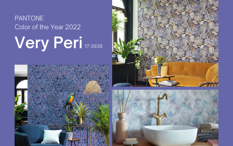 PANTONE 2022年トレンドカラー「Very Peri」でインテリアを華やかに