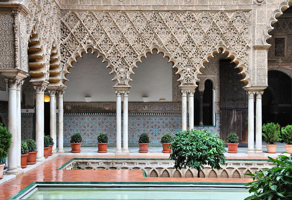 アルカサル宮殿の中庭