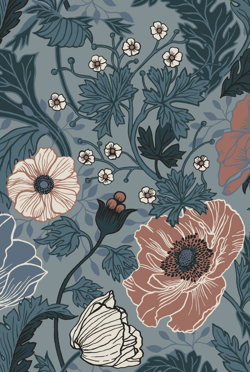 クロスアンジュ　タペストリー Klara & Tove 26004 | 輸入壁紙(クロス)のテシード