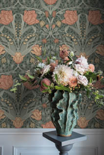 アンダーカバー　UNDERCOVER　ドライフラワー　クロス 壁掛け APELVIKEN 33010 | 輸入壁紙(クロス)のテシード