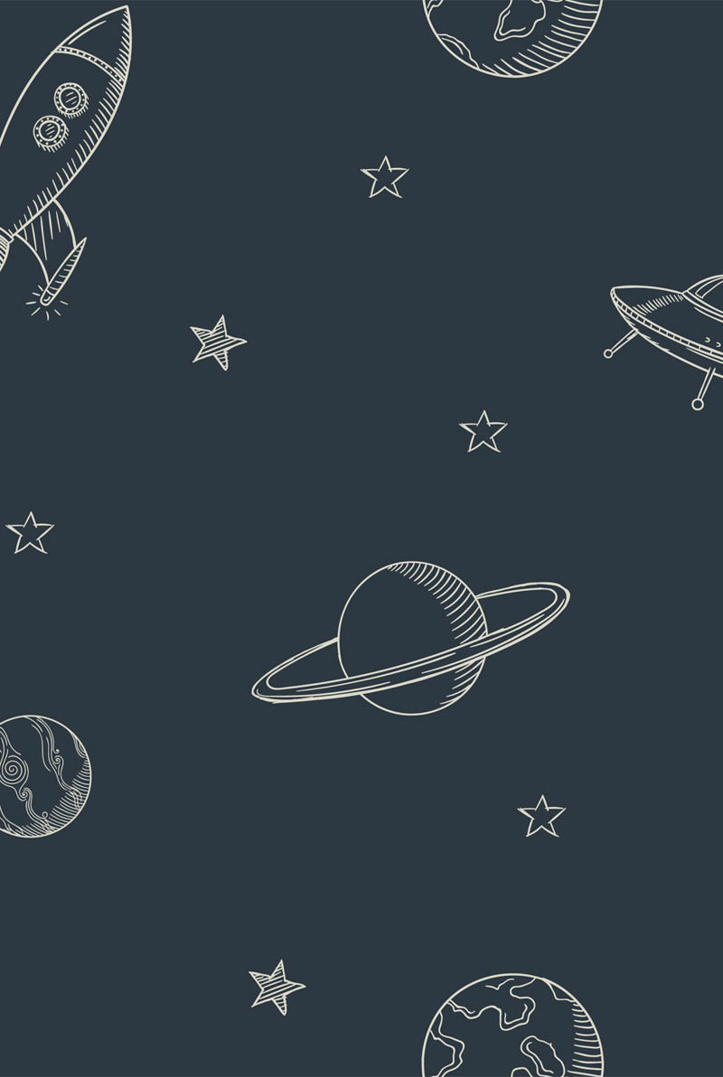 TO THE MOON AND BACK 159-139422 | 輸入壁紙(クロス)のテシード