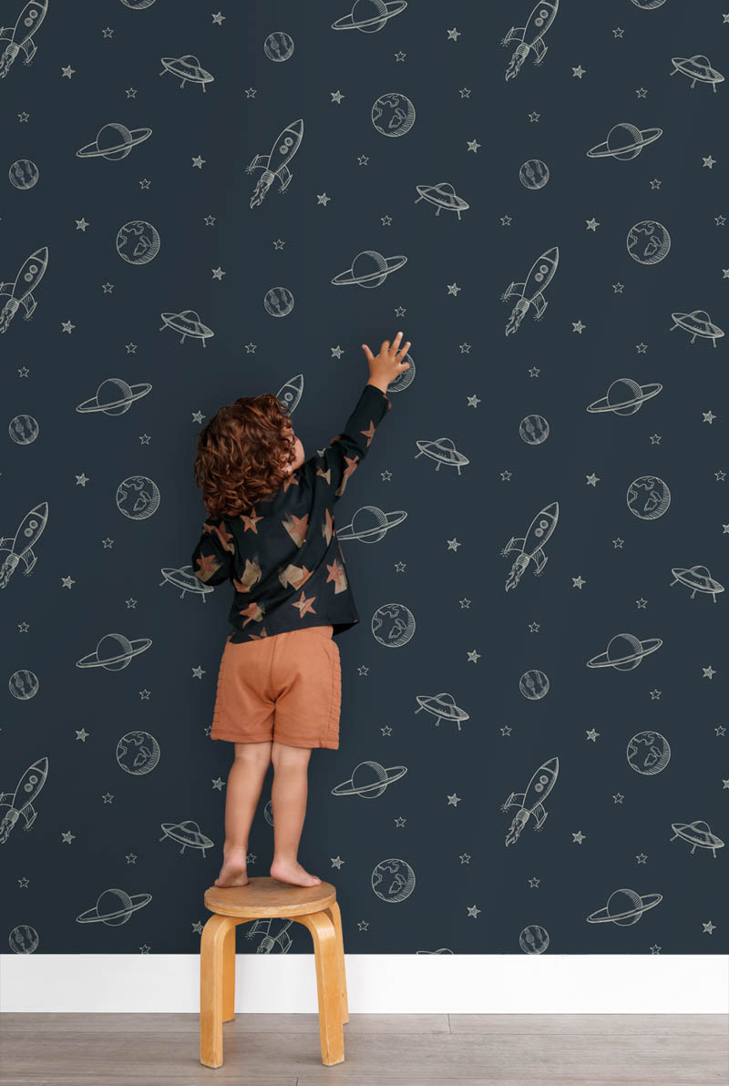 専用出品 TO THE MOON AND BACK 159-139422 | 輸入壁紙(クロス)のテシード