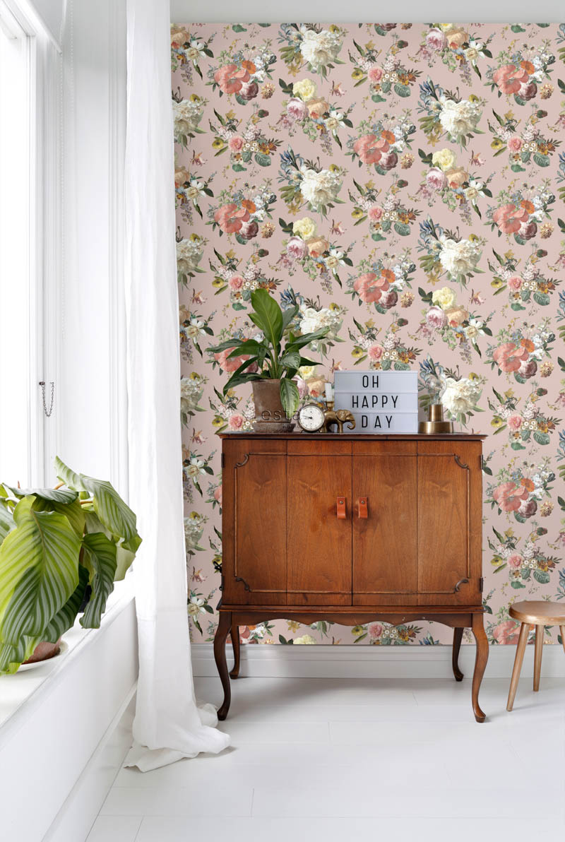 VINTAGE FLOWERS 158-139367 | 輸入壁紙(クロス)のテシード