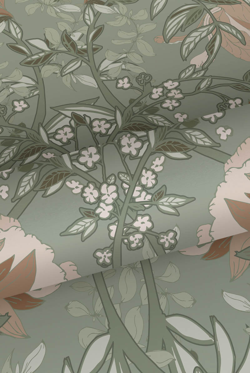 VINTAGE FLOWERS 158-139419 | 輸入壁紙(クロス)のテシード