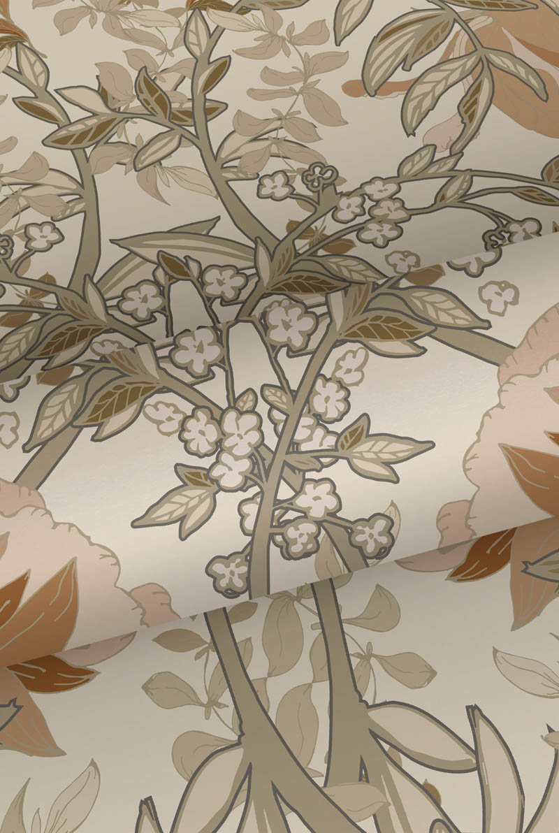 そふぃ VINTAGE FLOWERS 158-139459 | 輸入壁紙(クロス)のテシード