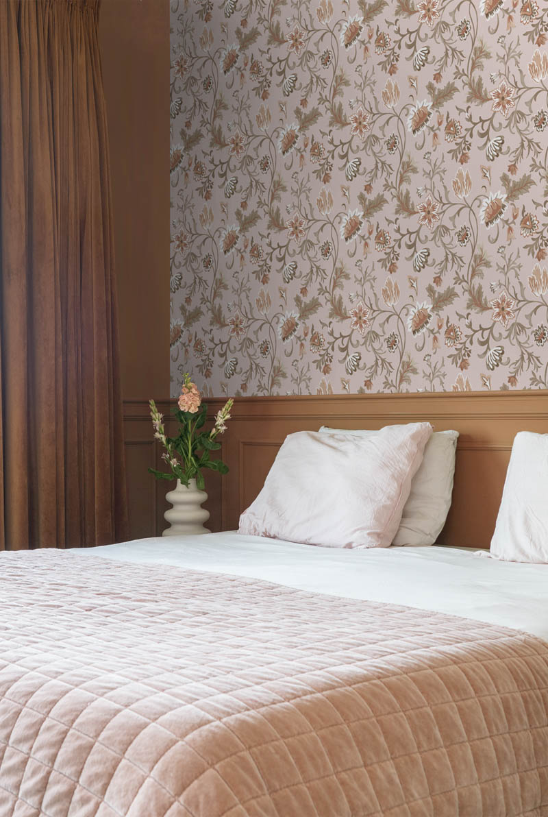 ☆レア☆ヴィンテージ キトゥン エンブロイダリーウィークリークロス ７枚セット VINTAGE FLOWERS 158-139478 | 輸入壁紙(クロス)のテシード