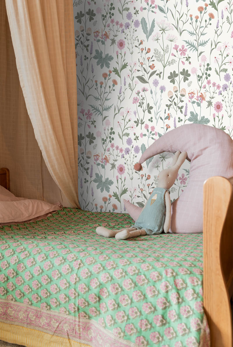 VINTAGE FLOWERS 158-139482 | 輸入壁紙(クロス)のテシード