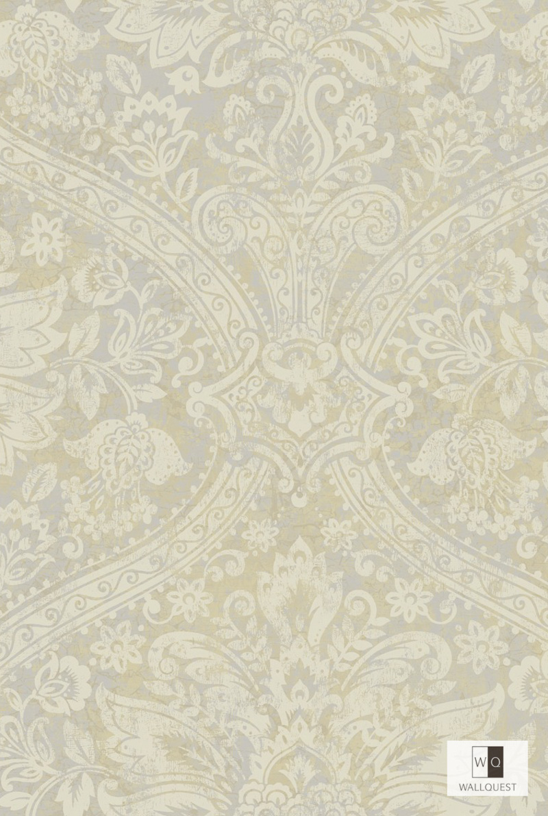 Champagne Damask Ad 輸入壁紙 クロス ボーダー壁紙 輸入ファブリックのテシード