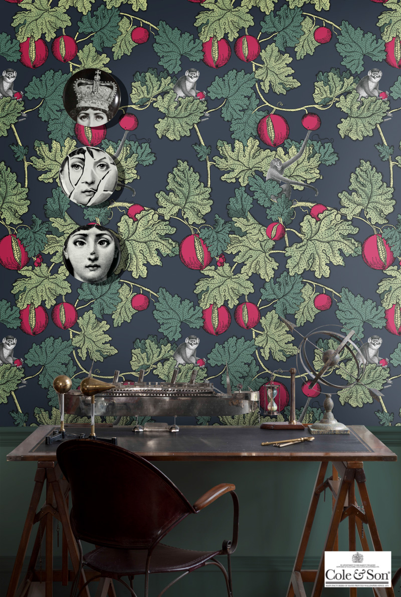 Fornasetti Senza Tempo 114 1001 輸入壁紙 クロス ボーダー壁紙 輸入ファブリックのテシード